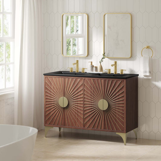 Daylight 48" Double Sink Bathroom Vanity By Modway - EEI-6308 | Bathroom Accessories | Modishstore