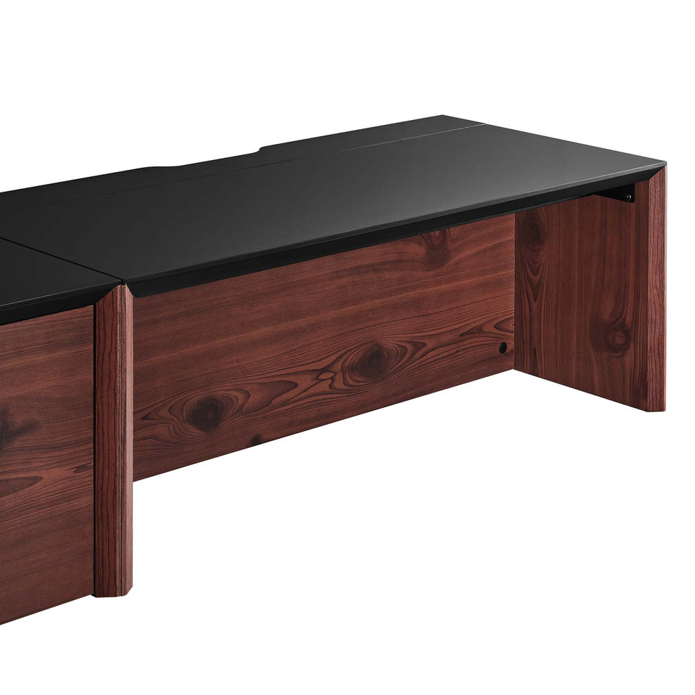 Kinetic 38" Wall-Mount Office Desk With Cabinet and Shelf By Modway - EEI-6311 | Sideboards | Modishstore - 3
