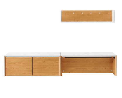 Kinetic 38" Wall-Mount Office Desk With Cabinet and Shelf By Modway - EEI-6311 | Sideboards | Modishstore - 9