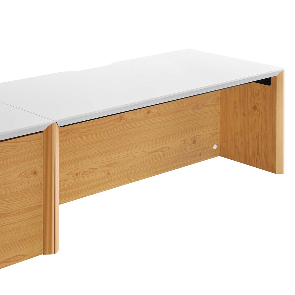 Kinetic 38" Wall-Mount Office Desk With Cabinet and Shelf By Modway - EEI-6311 | Sideboards | Modishstore - 10