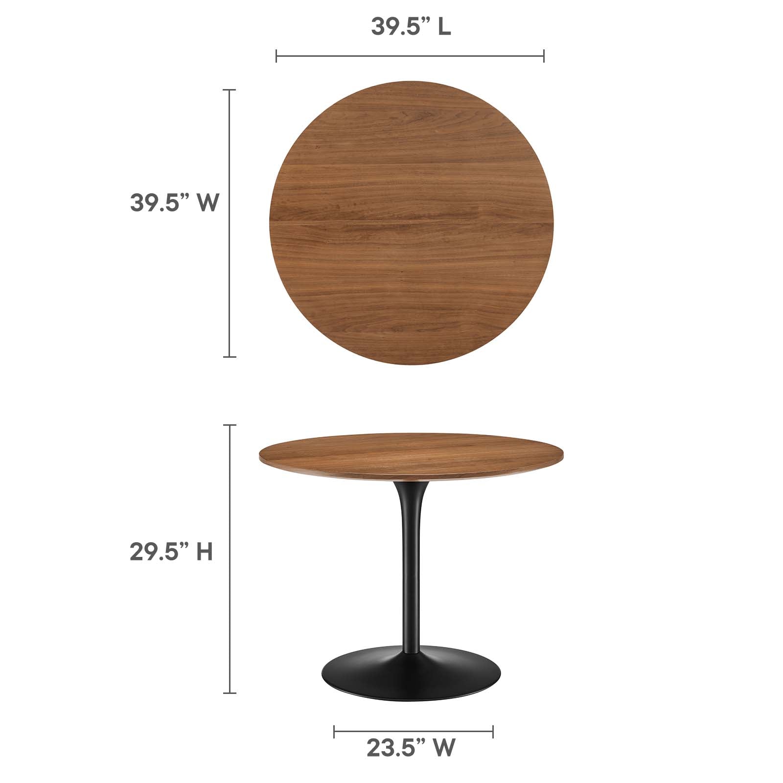Pursuit 40" Dining Table By Modway - EEI-6313 | Dining Tables | Modishstore - 6