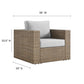 Convene Outdoor Patio Outdoor Patio Armchair By Modway - EEI-6326 | Outdoor Chairs | Modishstore - 6