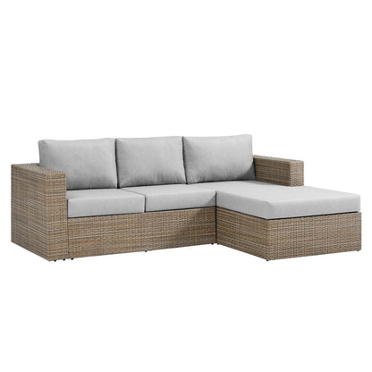 Convene Outdoor Patio Outdoor Patio L-Shaped Sectional Sofa By Modway - EEI-6329 | Outdoor Sofas, Loveseats & Sectionals | Modishstore - 2