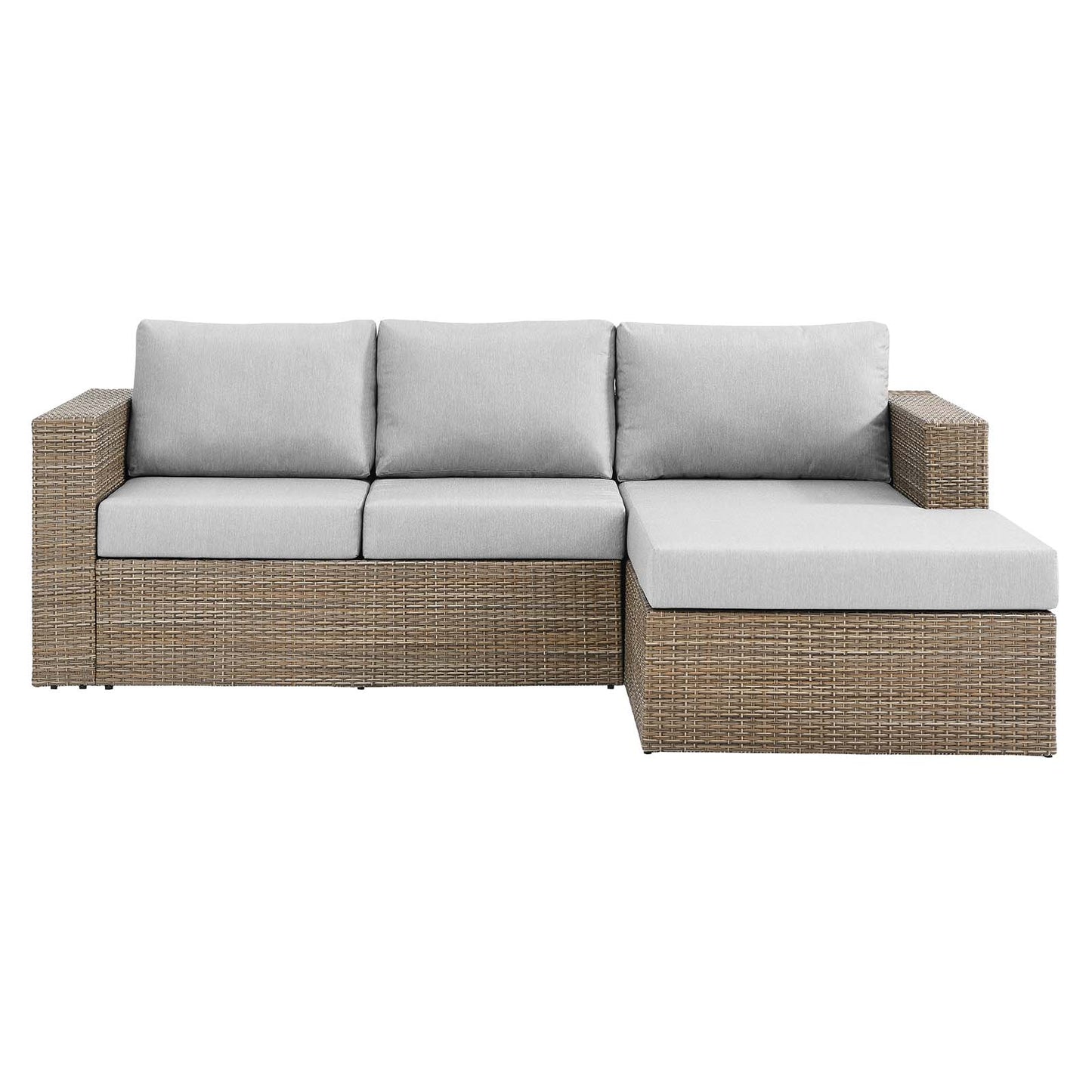 Convene Outdoor Patio Outdoor Patio L-Shaped Sectional Sofa By Modway - EEI-6329 | Outdoor Sofas, Loveseats & Sectionals | Modishstore - 3