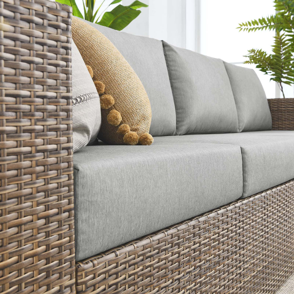 Convene Outdoor Patio Outdoor Patio 4-Piece Furniture Set By Modway - EEI-6330 | Outdoor Sofas, Loveseats & Sectionals | Modishstore - 8