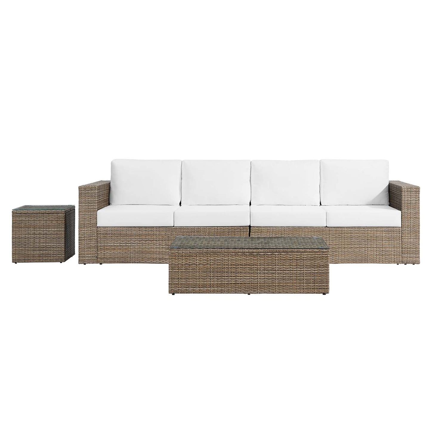 Convene Outdoor Patio Outdoor Patio 4-Piece Furniture Set By Modway - EEI-6330 | Outdoor Sofas, Loveseats & Sectionals | Modishstore - 24