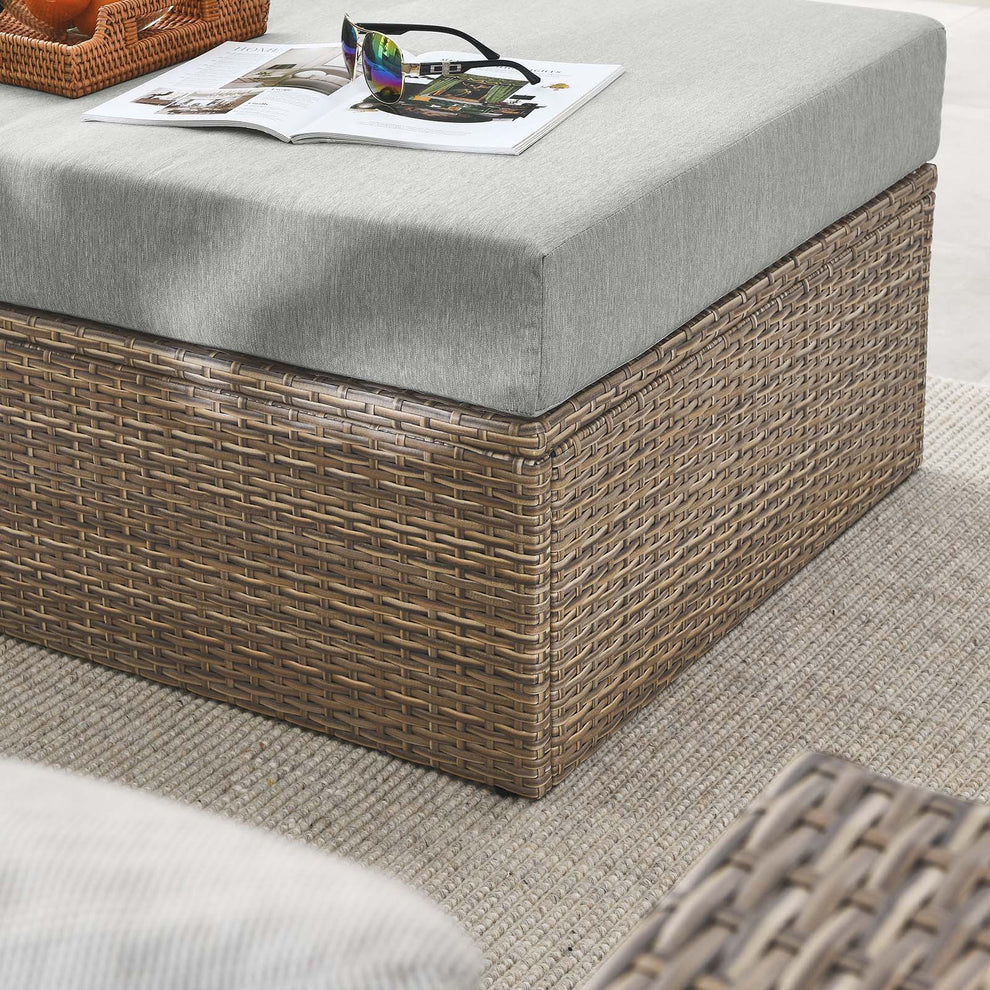 Convene Outdoor Patio Outdoor Patio Sectional Sofa and Ottoman Set By Modway - EEI-6332 | Outdoor Sofas, Loveseats & Sectionals | Modishstore - 5