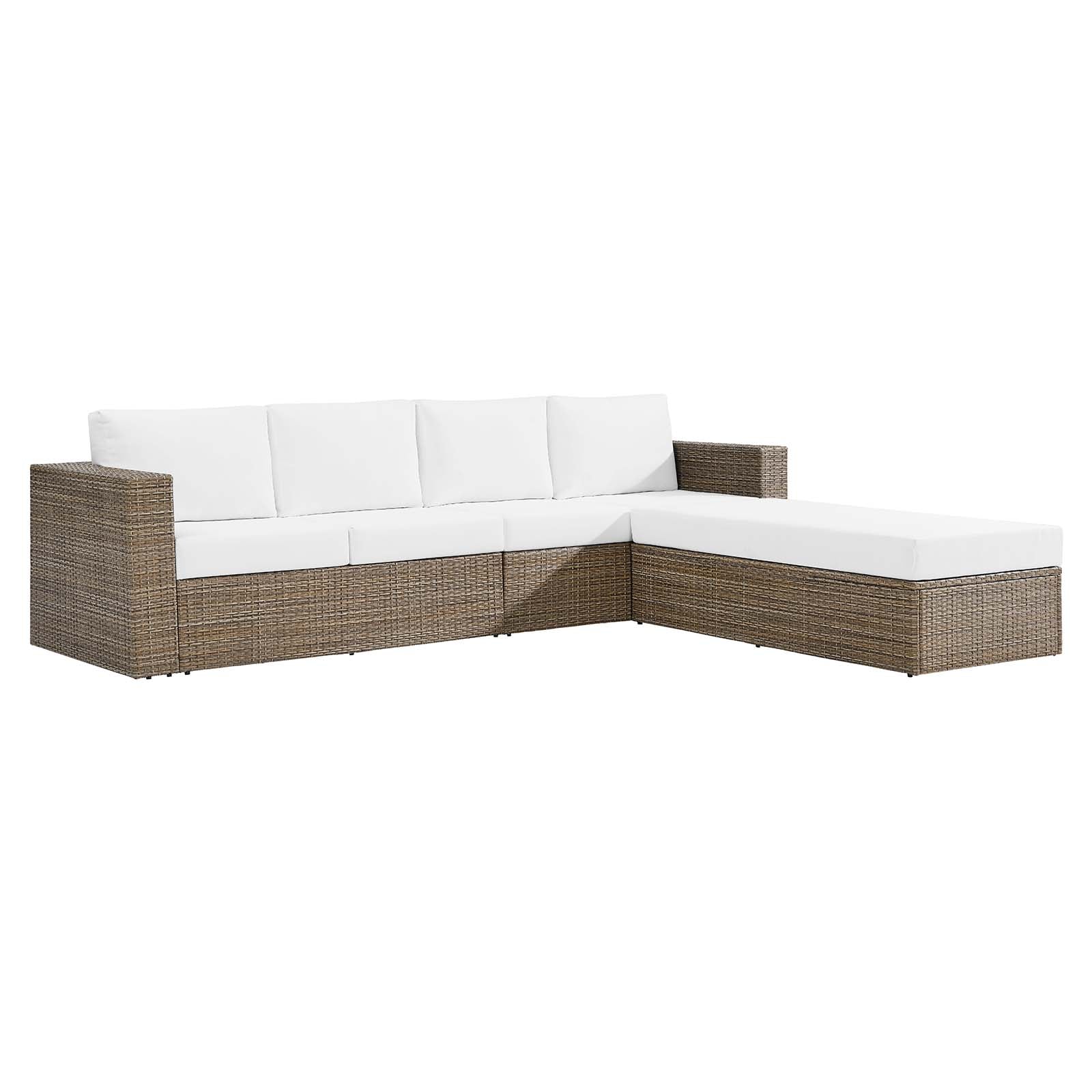 Convene Outdoor Patio Outdoor Patio Sectional Sofa and Ottoman Set By Modway - EEI-6332 | Outdoor Sofas, Loveseats & Sectionals | Modishstore - 13