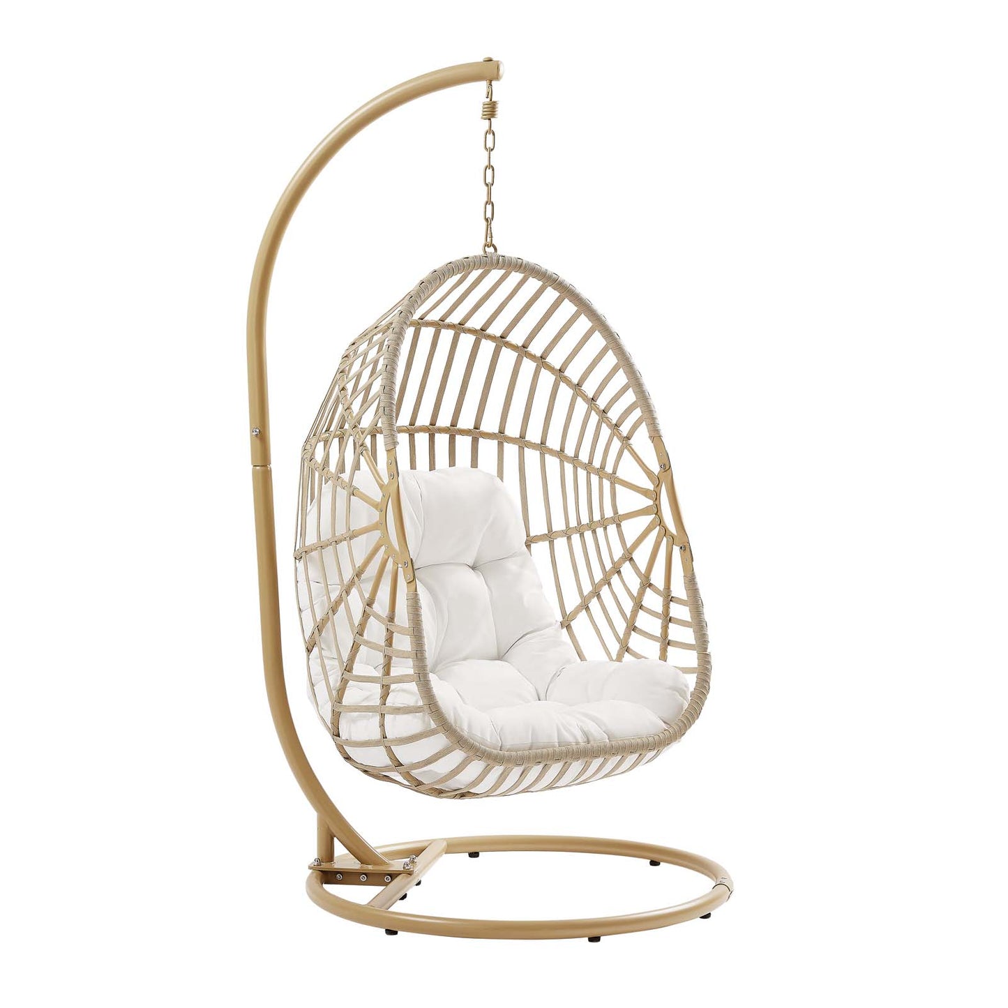 Amalie Wicker Rattan Outdoor Patio Rattan Swing Chair By Modway - EEI-6337 | Outdoor Porch Swings | Modishstore - 2