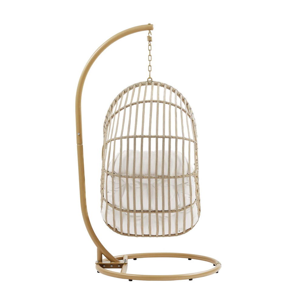 Amalie Wicker Rattan Outdoor Patio Rattan Swing Chair By Modway - EEI-6337 | Outdoor Porch Swings | Modishstore - 5