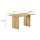 Amistad 60" Wood Dining Table By Modway - EEI-6338 | Dining Tables | Modishstore - 9