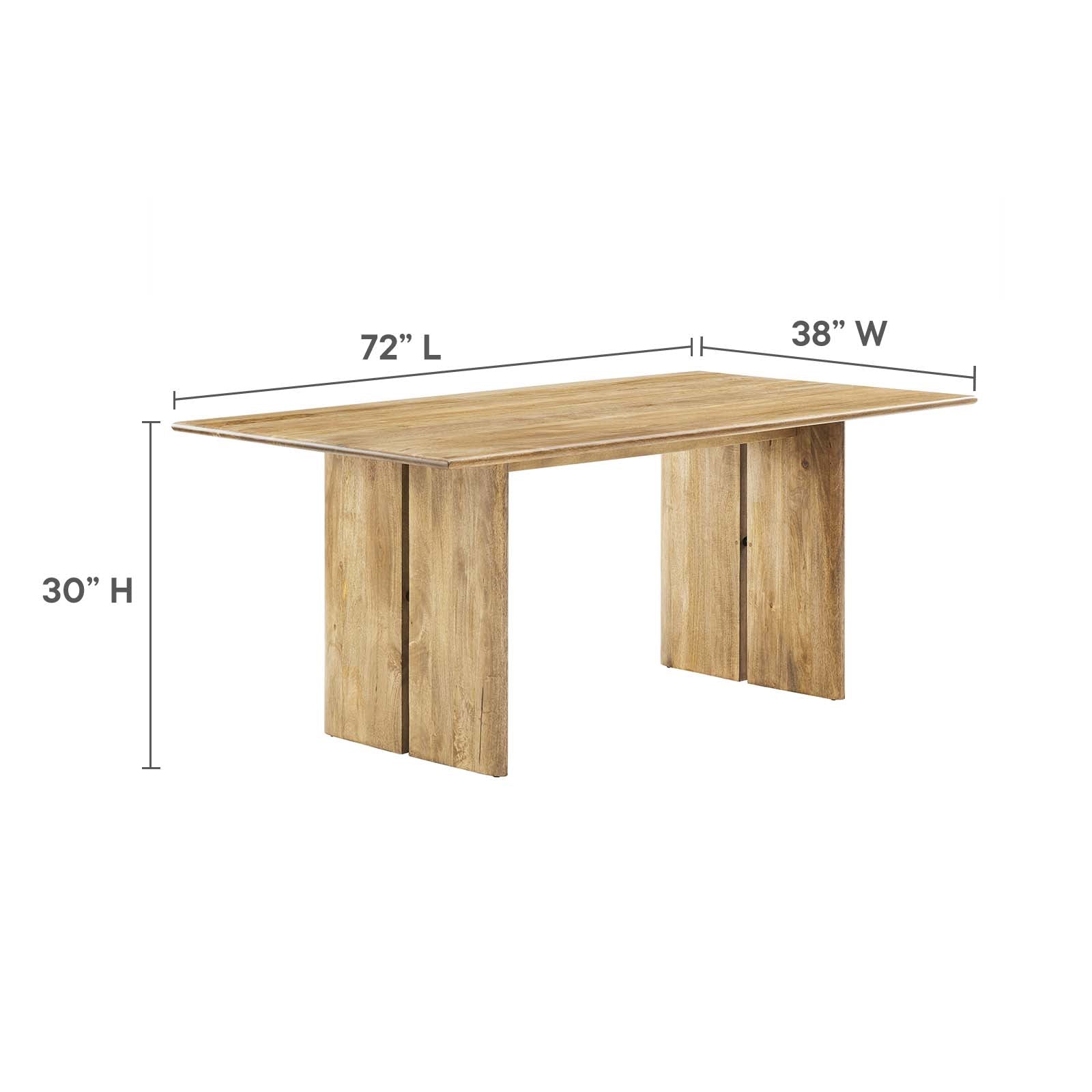 Amistad 72" Dining Table By Modway - EEI-6339 | Dining Tables | Modishstore - 9