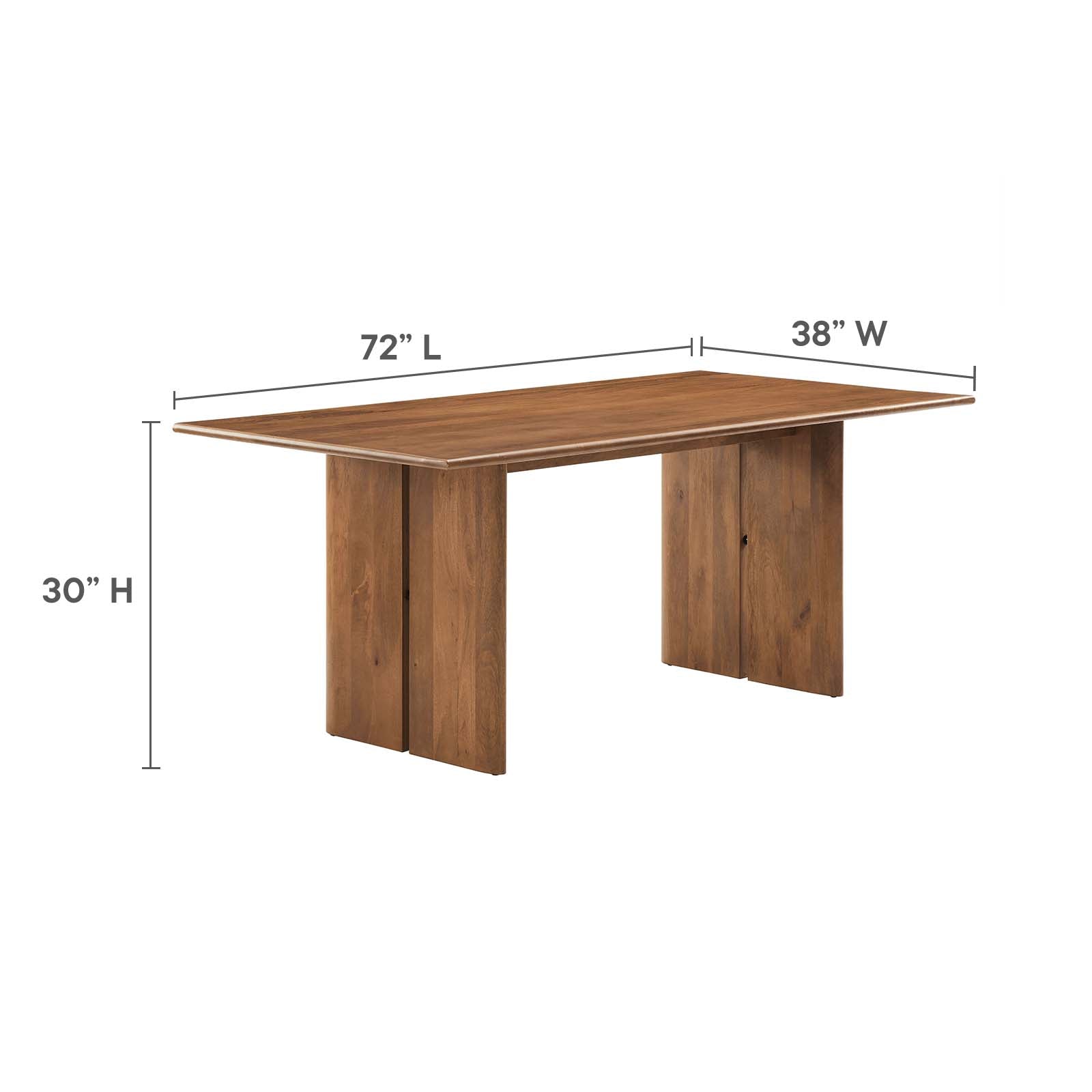 Amistad 72" Dining Table By Modway - EEI-6339 | Dining Tables | Modishstore - 19