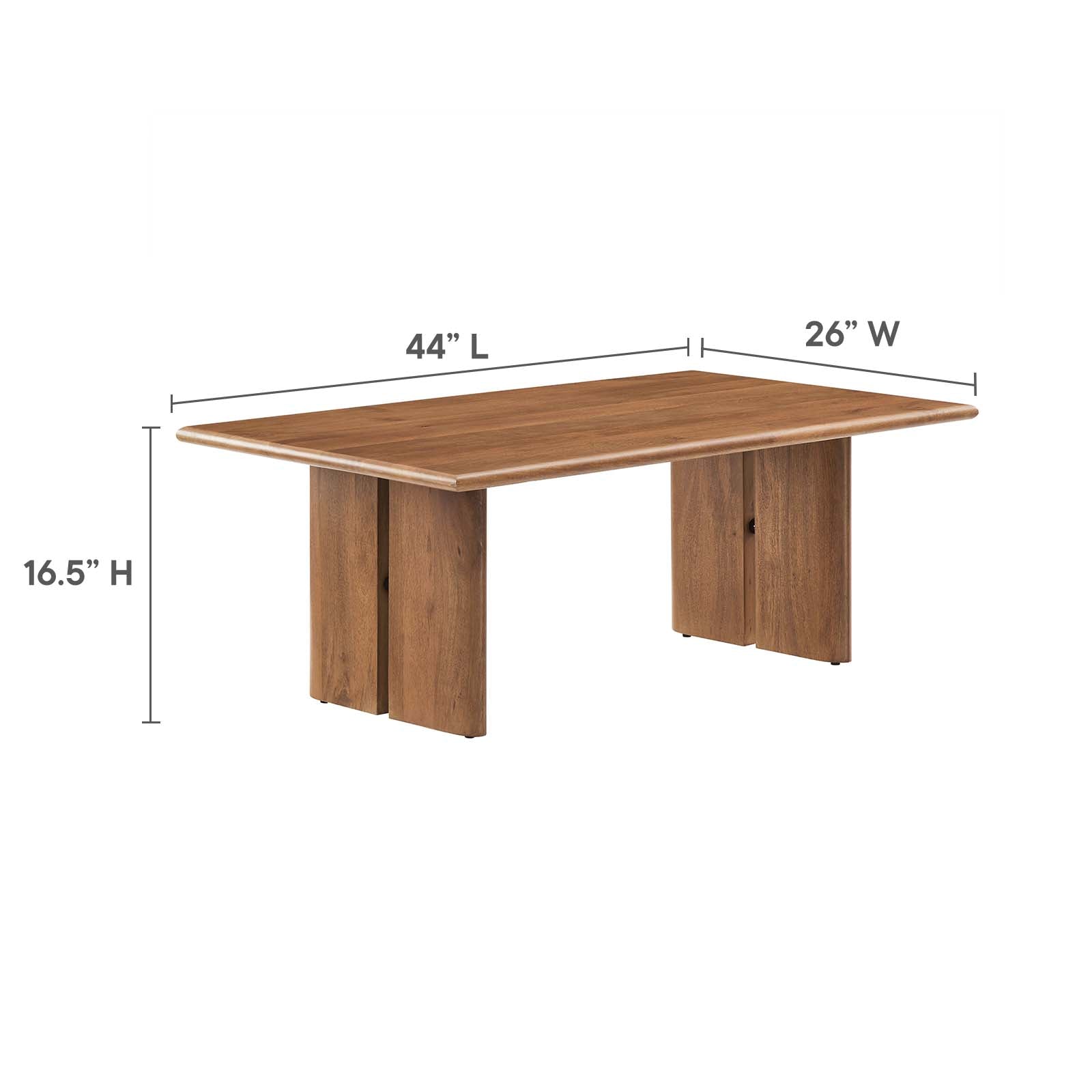 Amistad Wood Coffee Table By Modway - EEI-6341 | Coffee Tables | Modishstore - 16