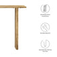 Amistad Wood Console Table By Modway - EEI-6342 | Console Tables | Modishstore - 7