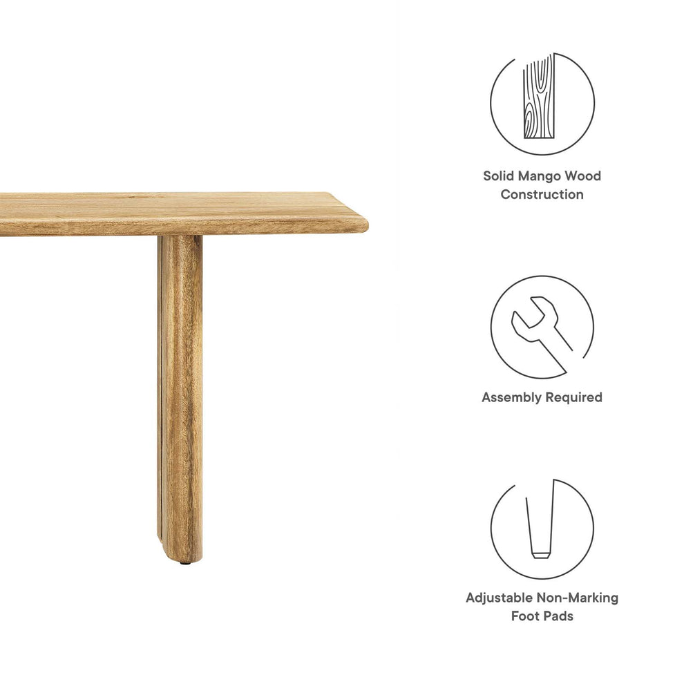 Amistad 58" Wood Bench By Modway - EEI-6344 | Benches | Modishstore - 8