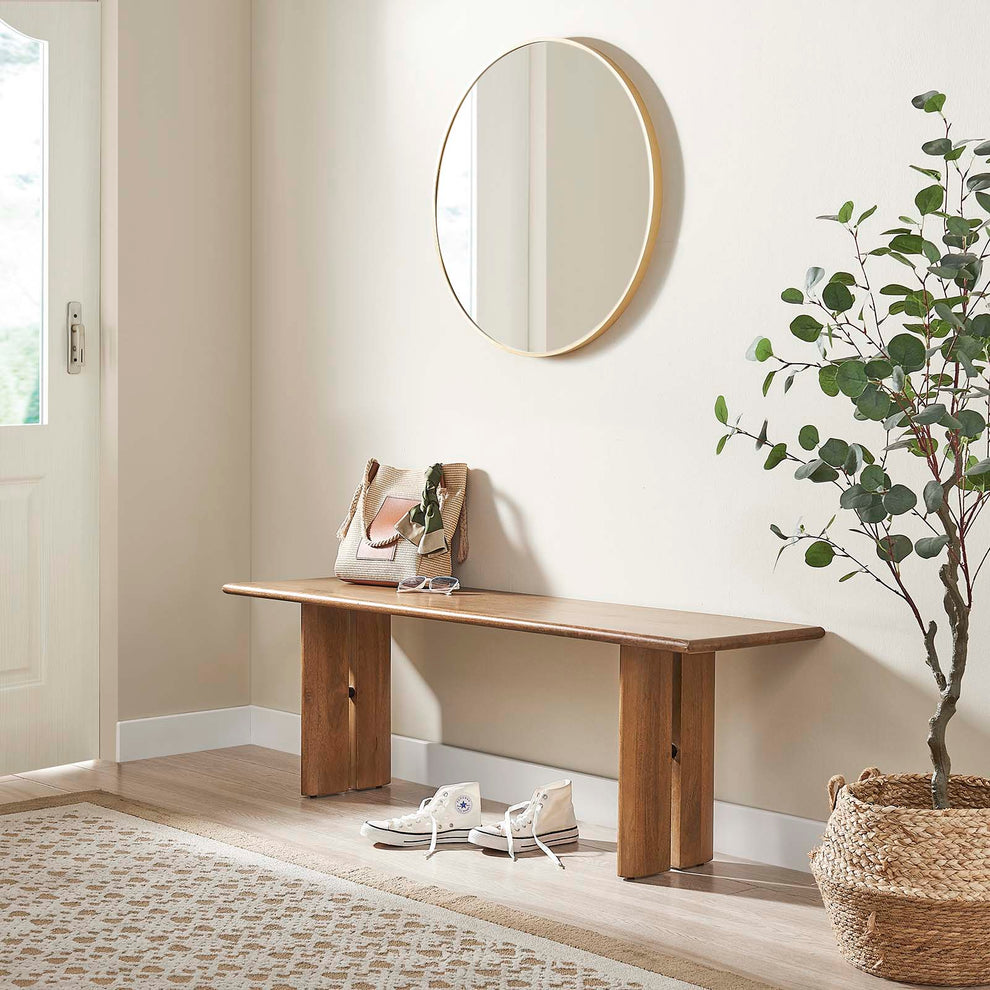 Amistad 58" Wood Bench By Modway - EEI-6344 | Benches | Modishstore - 10