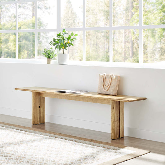 Amistad 72" Wood Bench By Modway - EEI-6345 | Benches | Modishstore