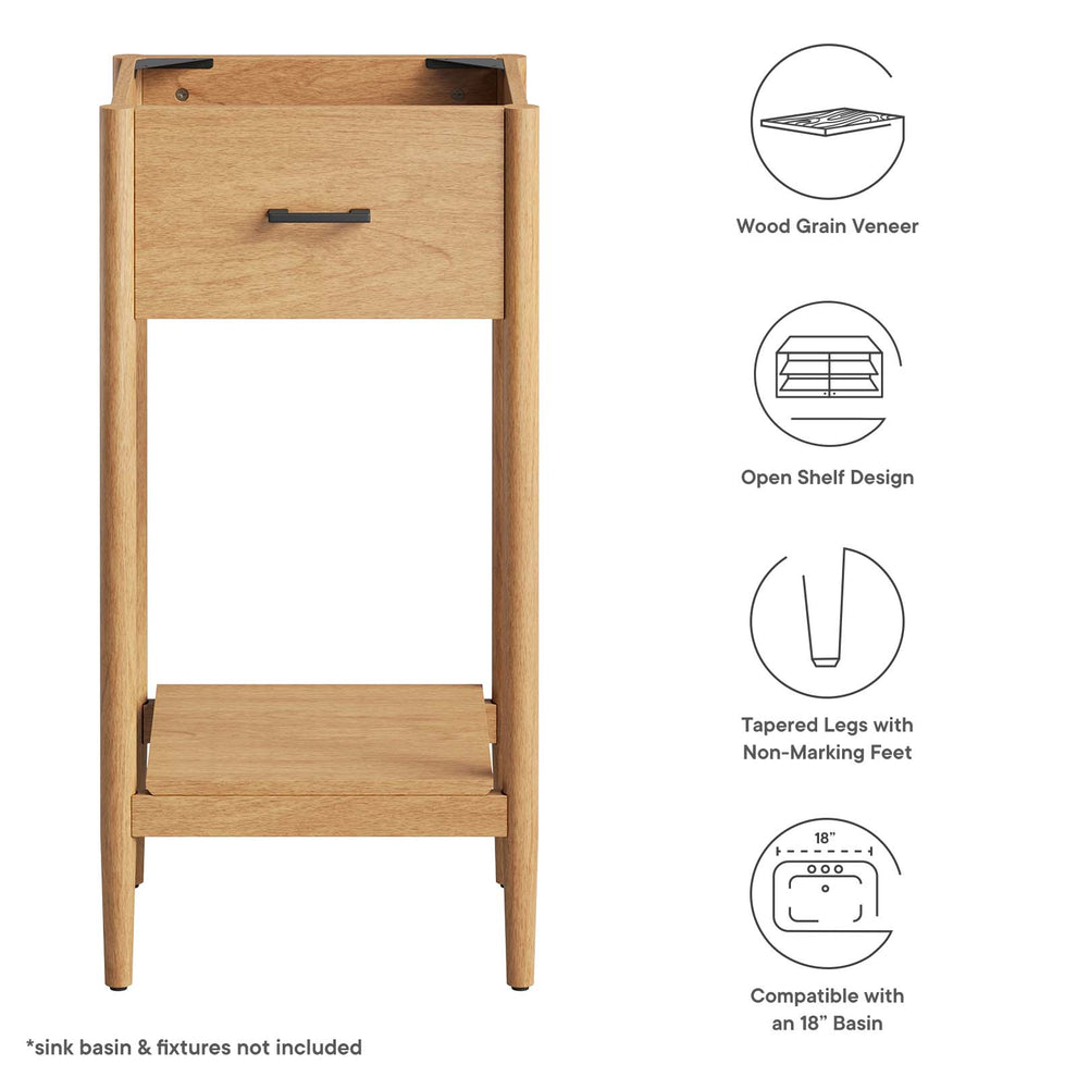 Zaire 18" Bathroom Vanity Cabinet (Sink Basin Not Included) By Modway - EEI-6351 | Bathroom Accessories | Modishstore - 7