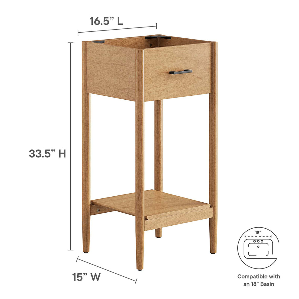 Zaire 18" Bathroom Vanity Cabinet (Sink Basin Not Included) By Modway - EEI-6351 | Bathroom Accessories | Modishstore - 8