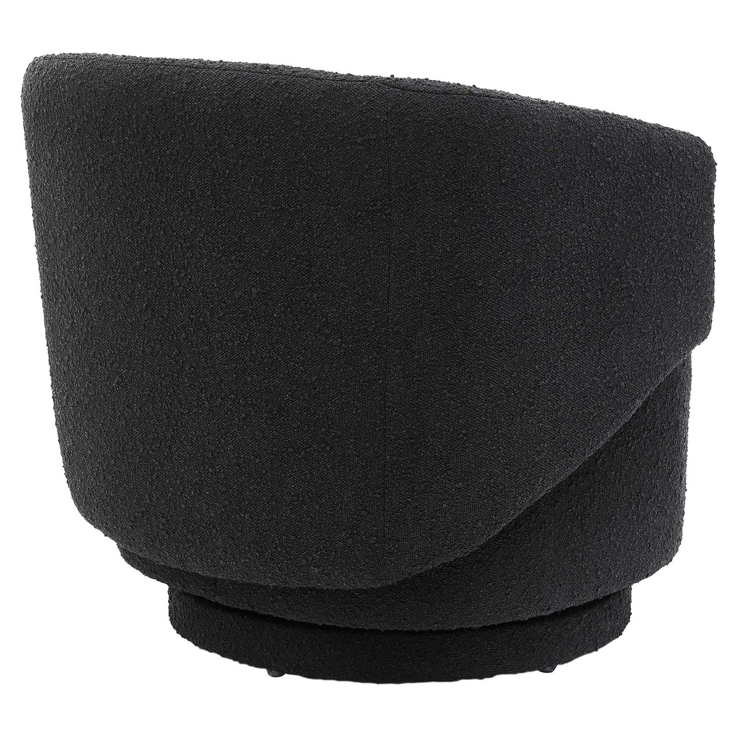 Celestia Boucle Fabric Fabric and Wood Swivel Chair By Modway - EEI-6357 | Lounge Chairs | Modishstore - 3