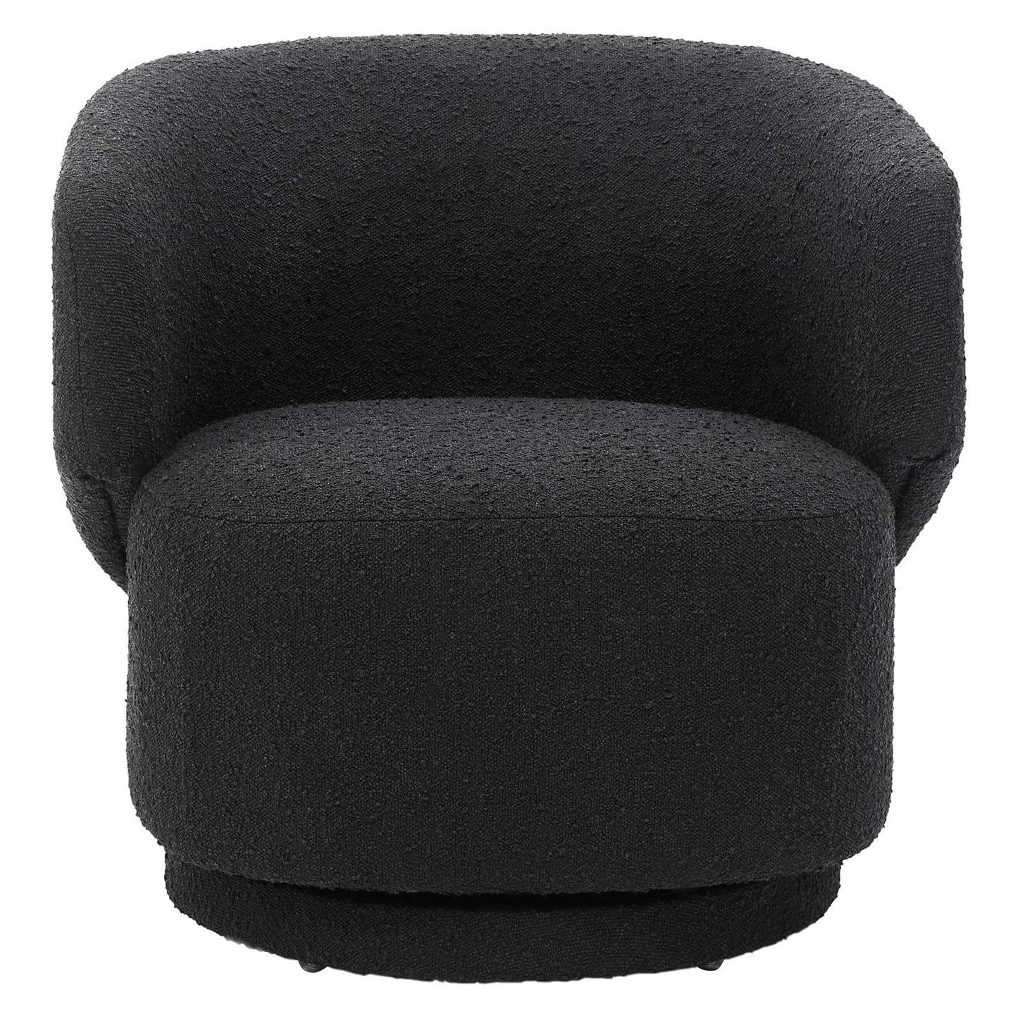 Celestia Boucle Fabric Fabric and Wood Swivel Chair By Modway - EEI-6357 | Lounge Chairs | Modishstore - 4