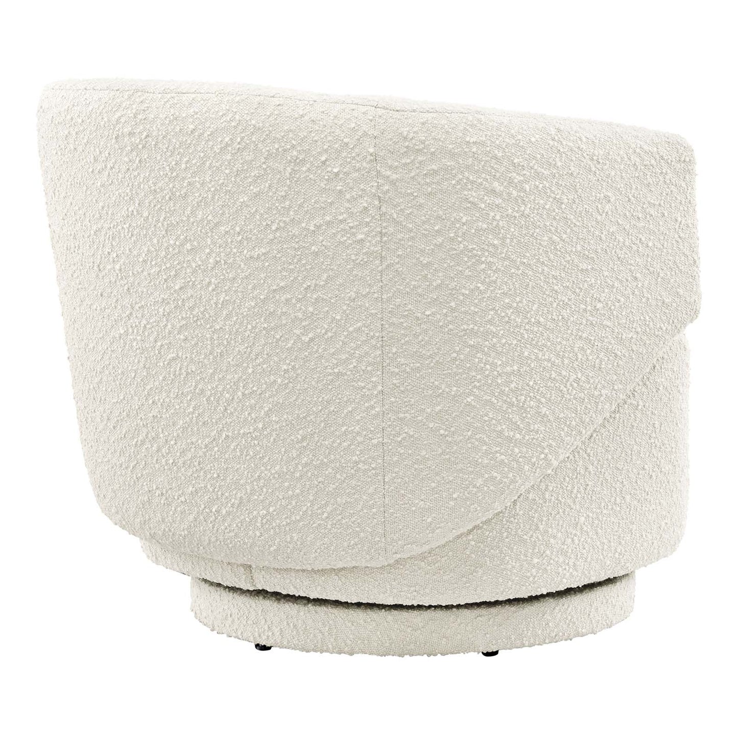 Celestia Boucle Fabric Fabric and Wood Swivel Chair By Modway - EEI-6357 | Lounge Chairs | Modishstore - 11
