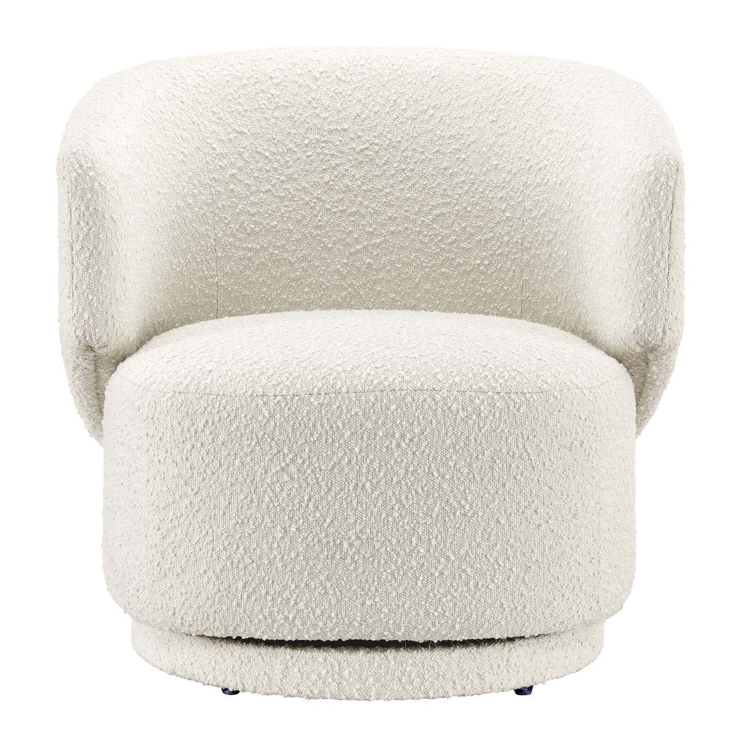 Celestia Boucle Fabric Fabric and Wood Swivel Chair By Modway - EEI-6357 | Lounge Chairs | Modishstore - 12
