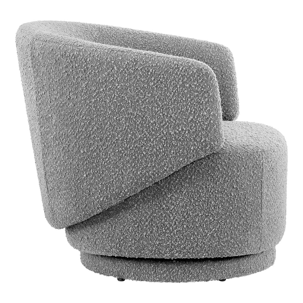 Celestia Boucle Fabric Fabric and Wood Swivel Chair By Modway - EEI-6357 | Lounge Chairs | Modishstore - 18