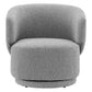 Celestia Boucle Fabric Fabric and Wood Swivel Chair By Modway - EEI-6357 | Lounge Chairs | Modishstore - 20