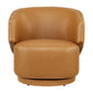 Celestia Vegan Leather Fabric and Wood Swivel Chair By Modway - EEI-6358 | Lounge Chairs | Modishstore - 5