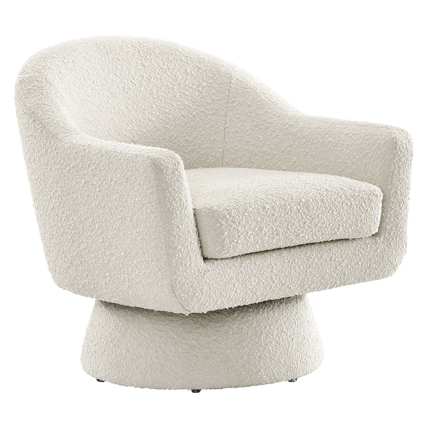 Astral Boucle Fabric Boucle Fabric Swivel Chair By Modway - EEI-6359 | Armchairs | Modishstore - 1