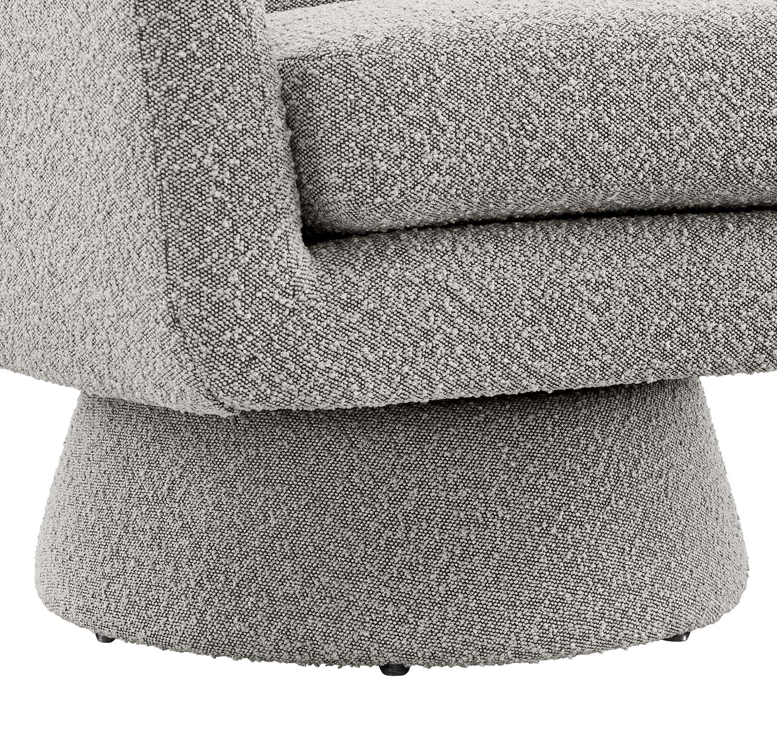 Astral Boucle Fabric Boucle Fabric Swivel Chair By Modway - EEI-6359 | Armchairs | Modishstore - 13