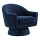 Astral Performance Velvet Fabric and Wood Swivel Chair By Modway - EEI-6360 | Armchairs | Modishstore - 9