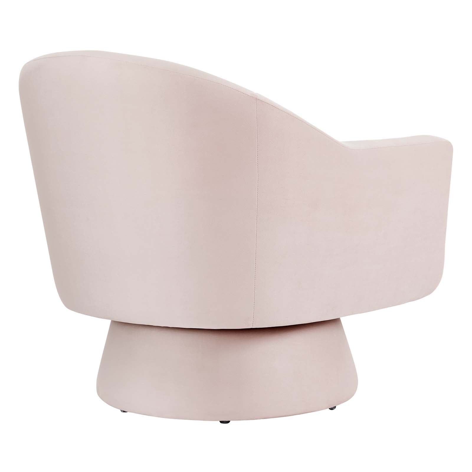 Astral Performance Velvet Fabric and Wood Swivel Chair By Modway - EEI-6360 | Armchairs | Modishstore - 19