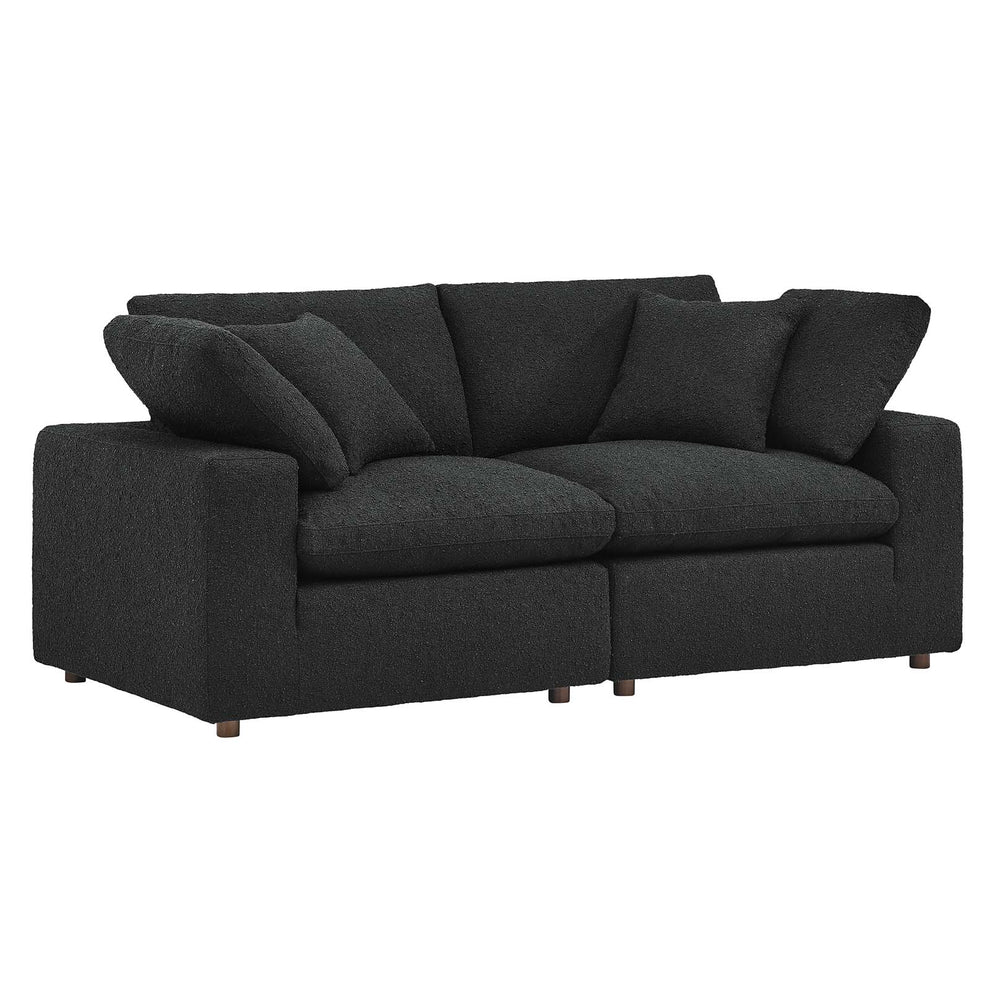 Commix Down Filled Overstuffed Boucle Fabric Loveseat By Modway - EEI-6361 | Loveseats | Modishstore - 2