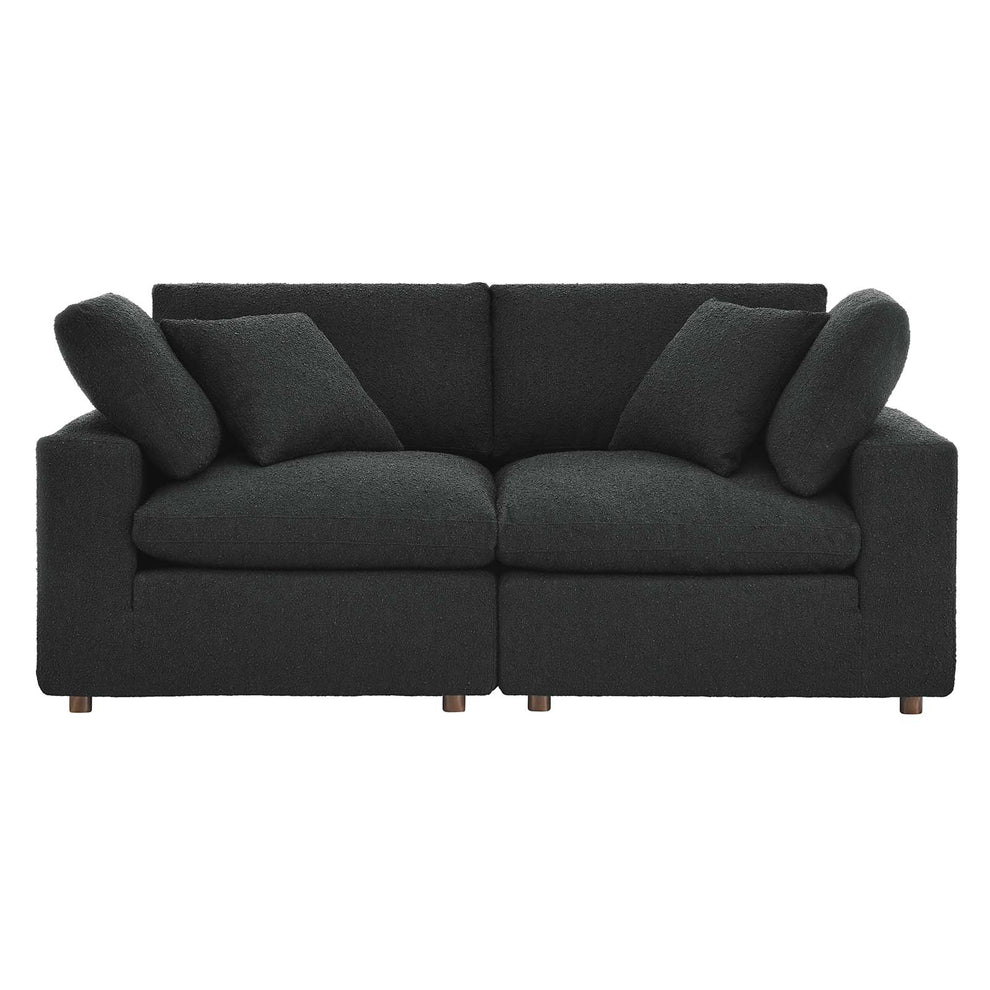 Commix Down Filled Overstuffed Boucle Fabric Loveseat By Modway - EEI-6361 | Loveseats | Modishstore - 3