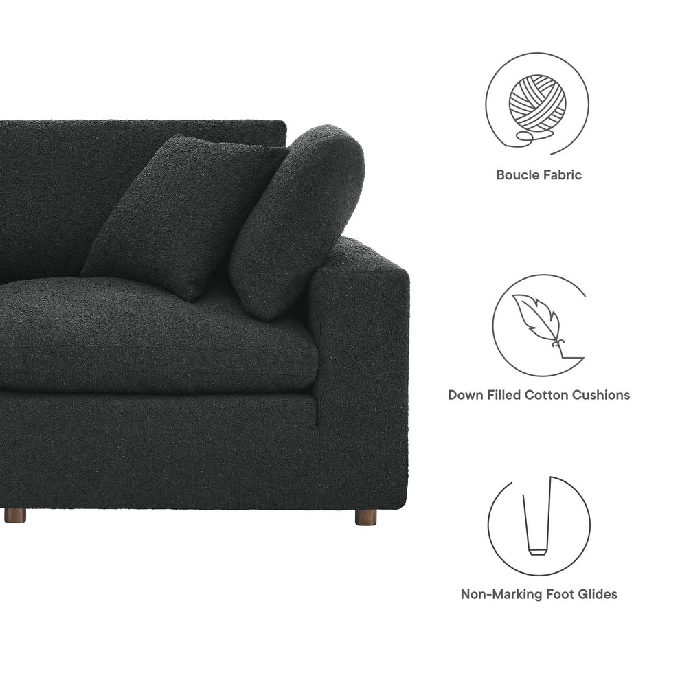 Commix Down Filled Overstuffed Boucle Fabric Loveseat By Modway - EEI-6361 | Loveseats | Modishstore - 4
