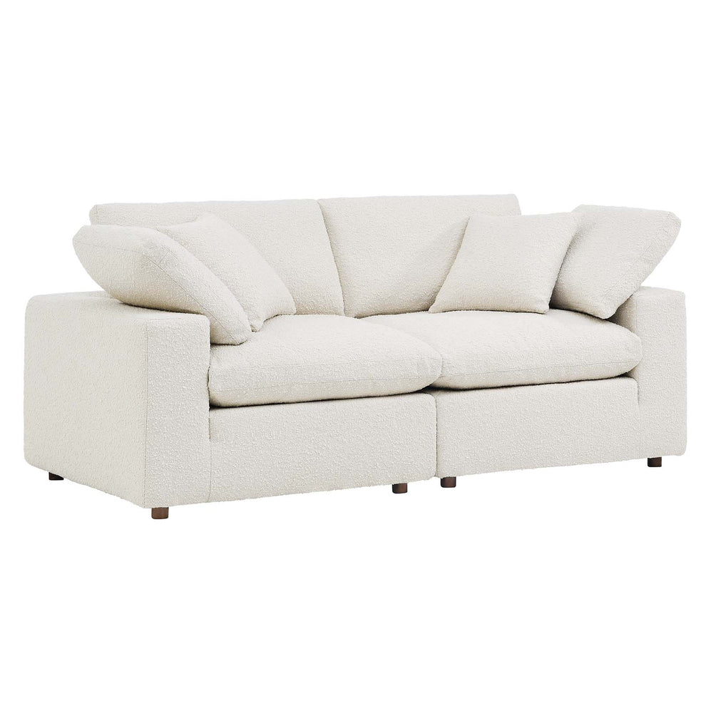 Commix Down Filled Overstuffed Boucle Fabric Loveseat By Modway - EEI-6361 | Loveseats | Modishstore - 6