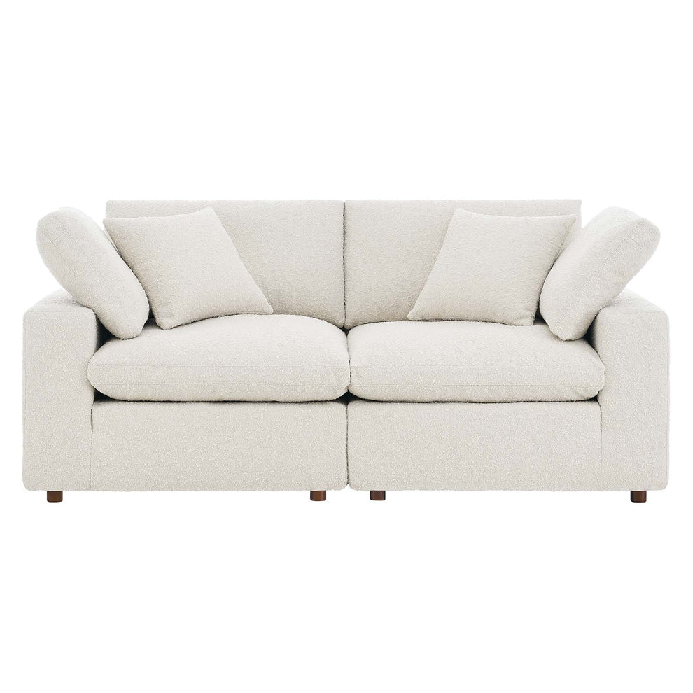 Commix Down Filled Overstuffed Boucle Fabric Loveseat By Modway - EEI-6361 | Loveseats | Modishstore - 7