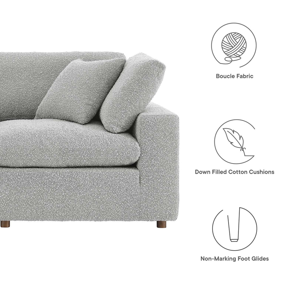 Commix Down Filled Overstuffed Boucle Fabric Loveseat By Modway - EEI-6361 | Loveseats | Modishstore - 13