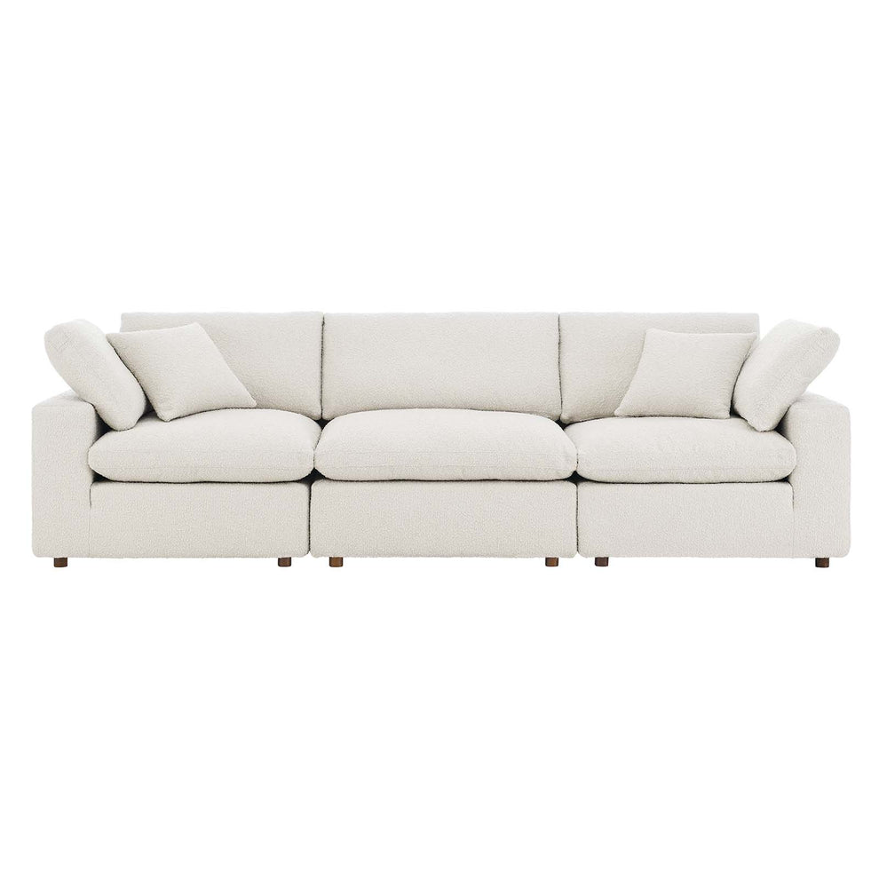 Commix Down Filled Overstuffed Boucle Fabric 3-Seater Sofa By Modway - EEI-6362 | Sofas | Modishstore - 7