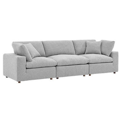 Commix Down Filled Overstuffed Boucle Fabric 3-Seater Sofa By Modway - EEI-6362 | Sofas | Modishstore - 11