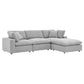 Commix Down Filled Overstuffed Boucle Fabric 4-Piece Sectional Sofa By Modway - EEI-6363 | Sectional | Modishstore - 11