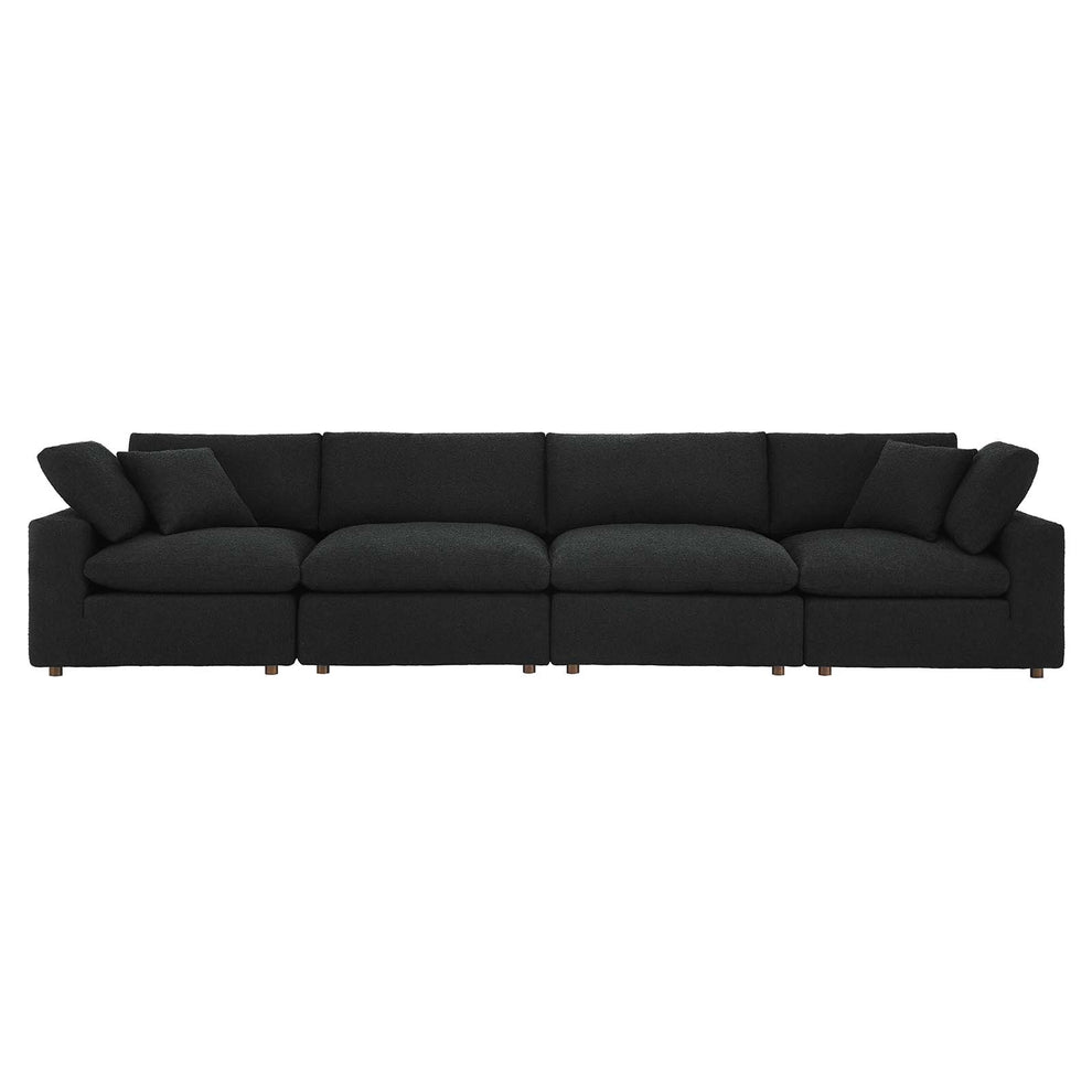 Commix Down Filled Overstuffed Boucle Fabric 4-Seater Sofa By Modway - EEI-6364 | Sofas | Modishstore - 3