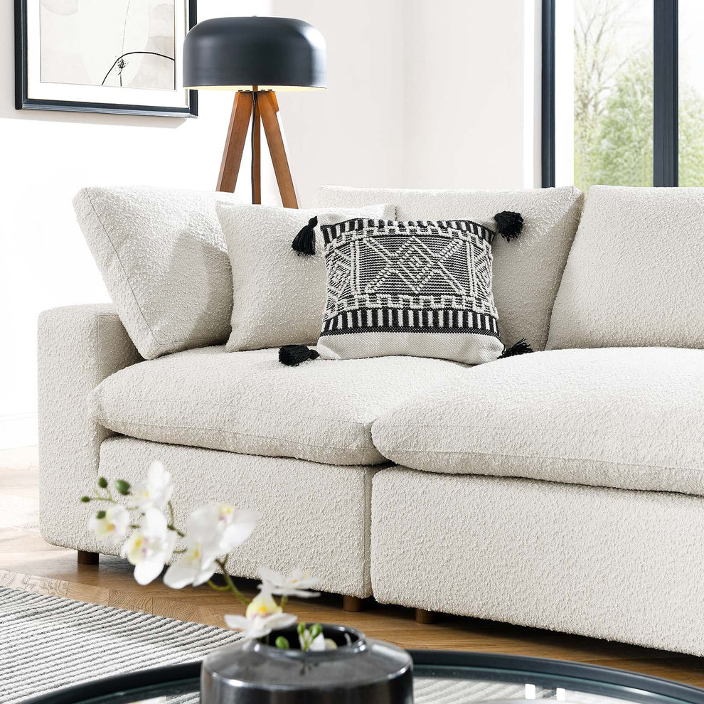 Commix Down Filled Overstuffed Boucle Fabric 4-Seater Sofa By Modway - EEI-6364 | Sofas | Modishstore - 9