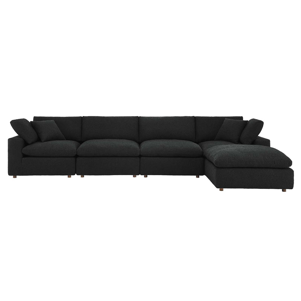 Commix Down Filled Overstuffed Boucle Fabric 5-Piece Sectional Sofa By Modway - EEI-6365 | Sectional | Modishstore - 3