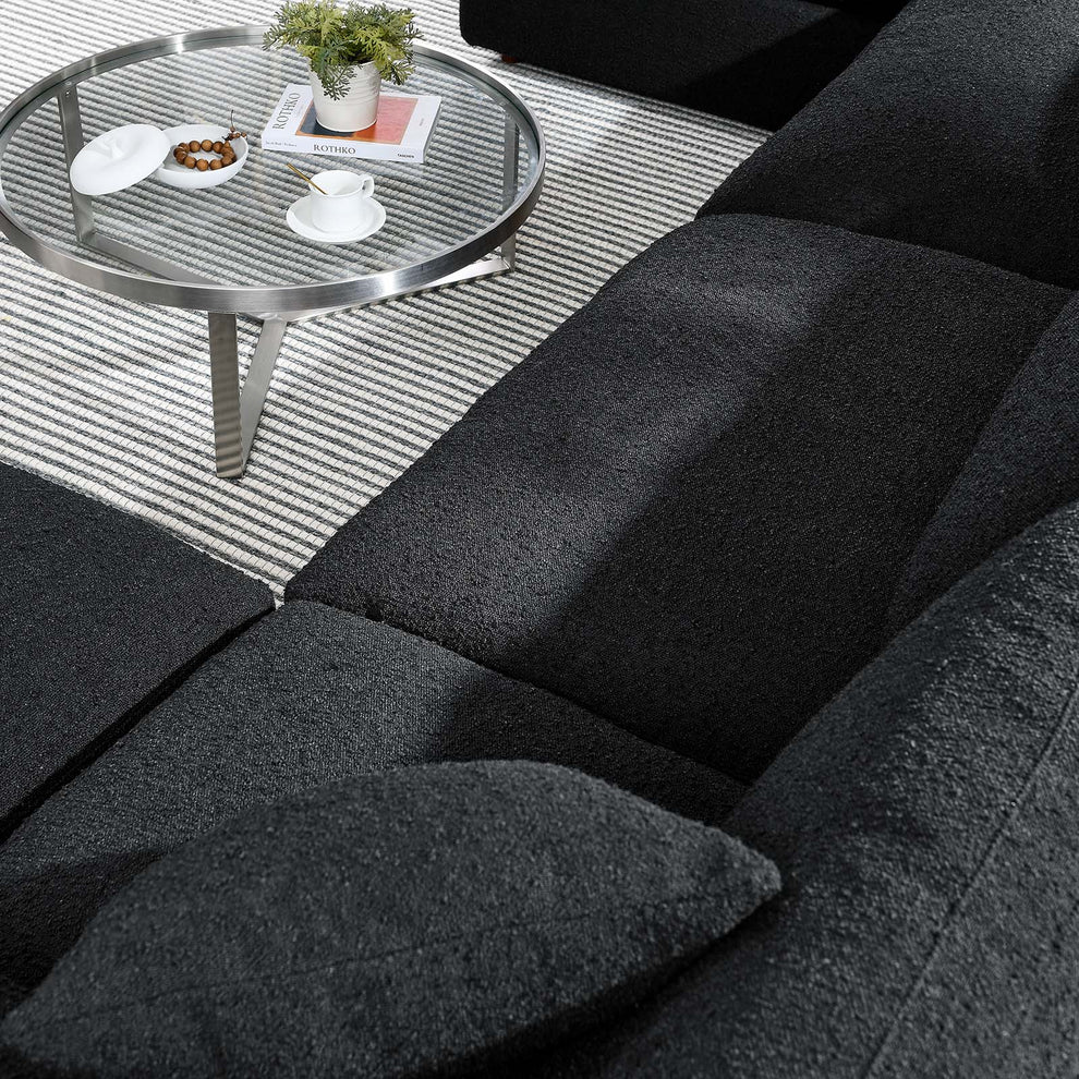 Commix Down Filled Overstuffed Boucle 6-Piece Sectional Sofa By Modway - EEI-6366 | Sectional | Modishstore - 5