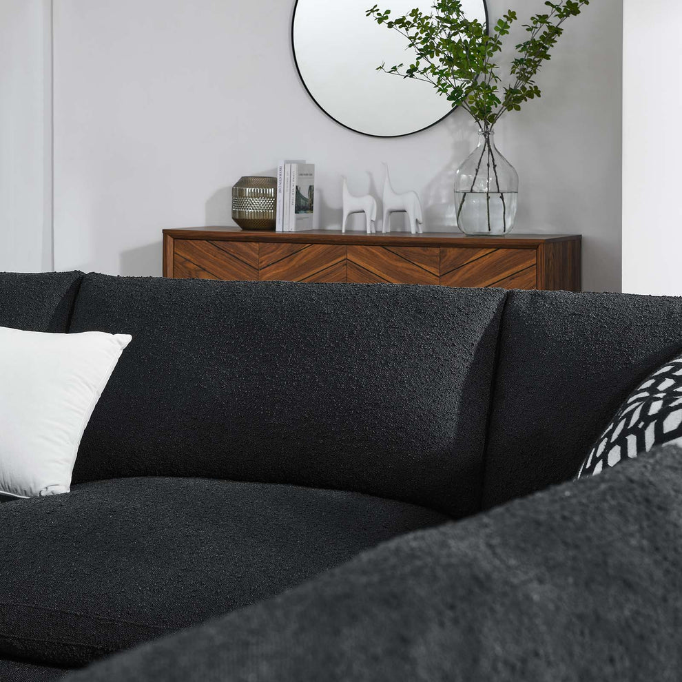 Commix Down Filled Overstuffed Boucle Fabric 5-Piece Sectional Sofa By Modway - EEI-6367 | Sectional | Modishstore - 5