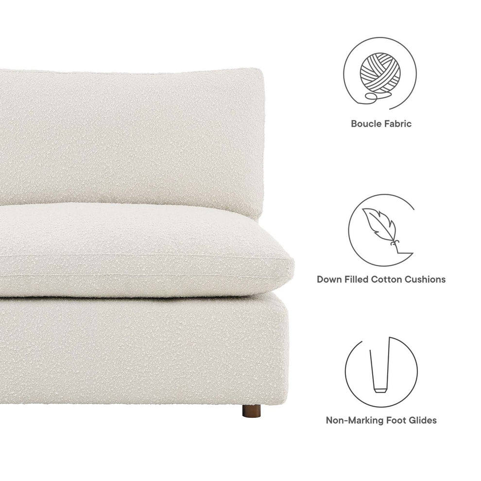 Commix Down Filled Overstuffed Boucle Fabric 5-Piece Sectional Sofa By Modway - EEI-6367 | Sectional | Modishstore - 8